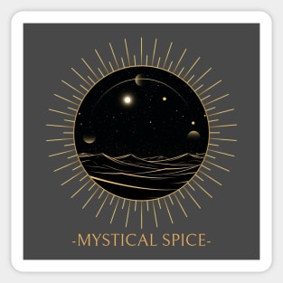 Mystical Spice Desert science fiction Sticker